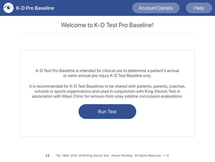 K-D Test Pro Baseline