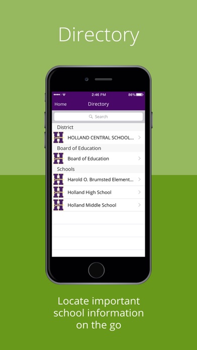 Holland Central Schools screenshot 2