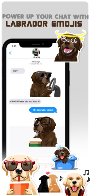 Labrador Retriever Dog Emojis(圖3)-速報App