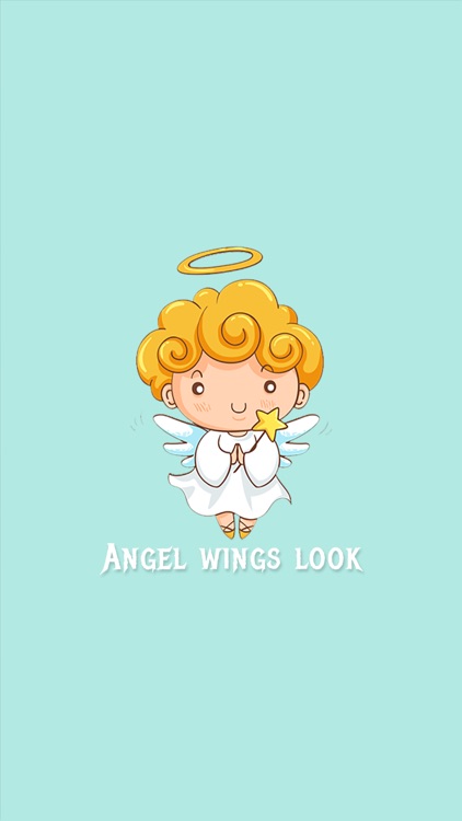 Angel wings look