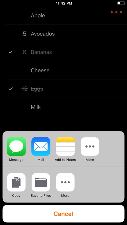 Foodlist screenshot-5