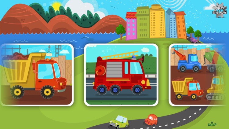 Kids Car, Trucks - Puzzles