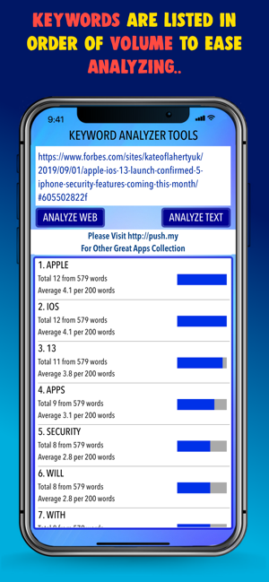 Keyword Analyzer Tools(圖2)-速報App