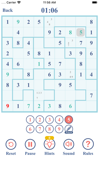 Jigsaw Sudoku Challenge screenshot 2