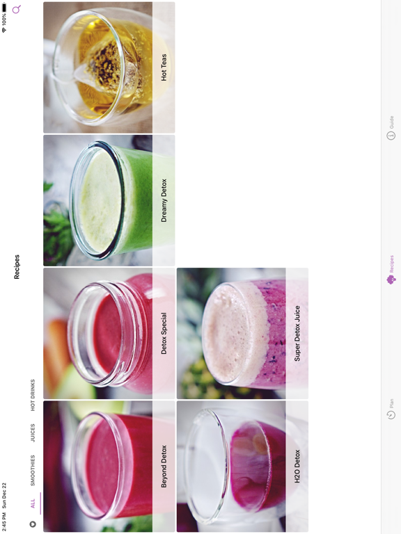 Jason Vale’s 3-Day Juice Diet iPad captures décran