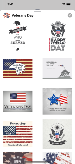 Veterans Day Stickers(圖2)-速報App