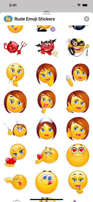 rude emojis for iphone