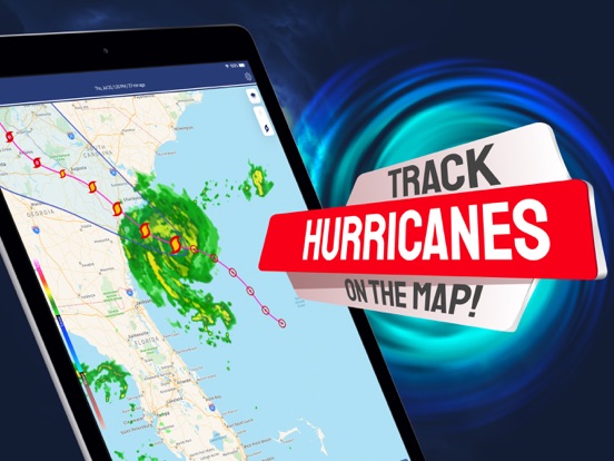 iPad Image of NOAA Weather Radar Live
