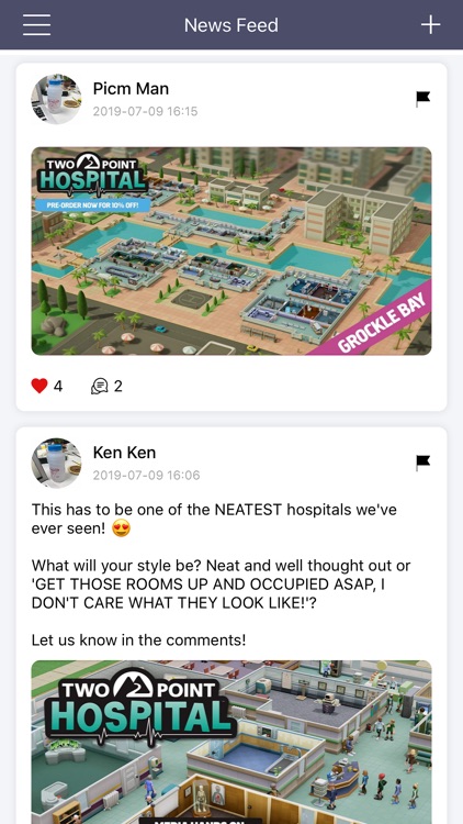 Social for Two Point Hospital