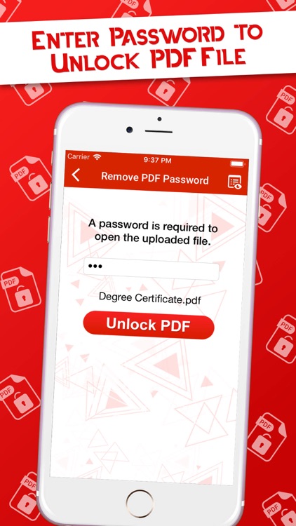 Remove Password from PDF