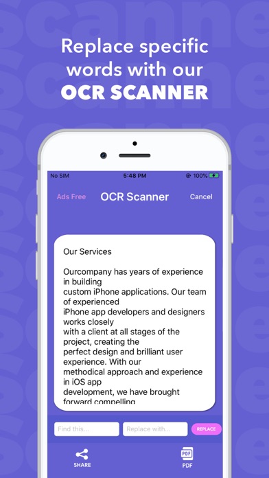 OCR Text Scanner - PDF Scanner screenshot 3