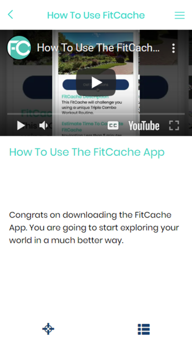 FitCache screenshot 2
