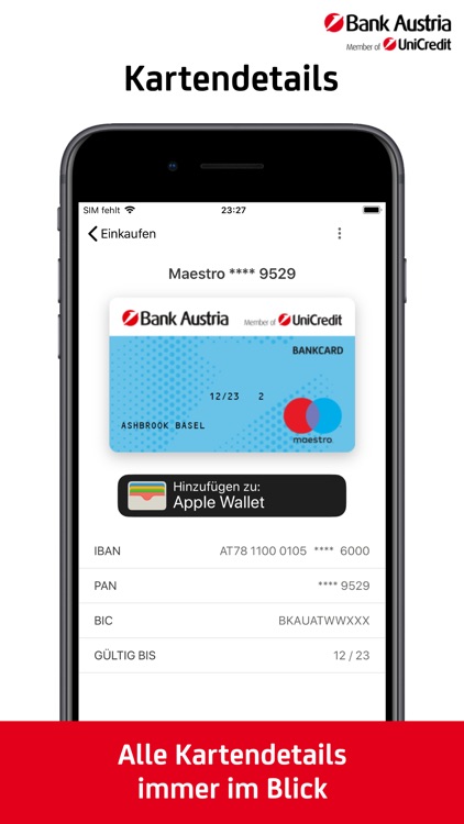 Bank Austria Mobile Geldbörse