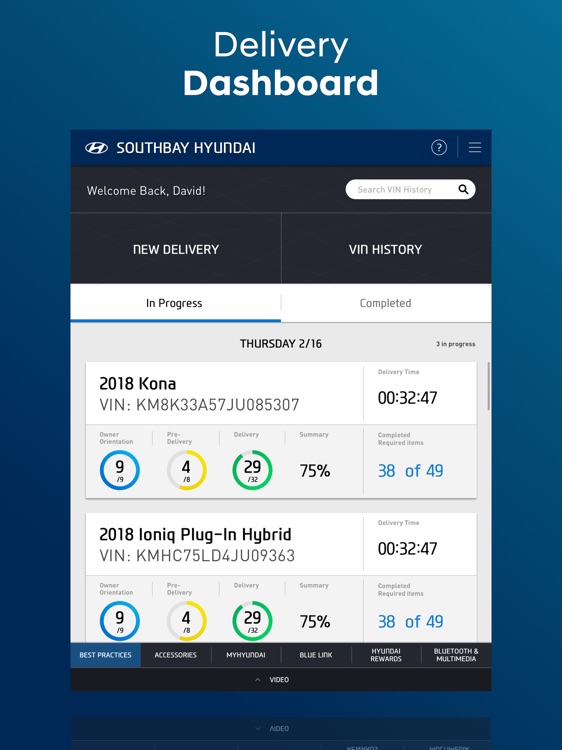 Hyundai Delivery Checklist