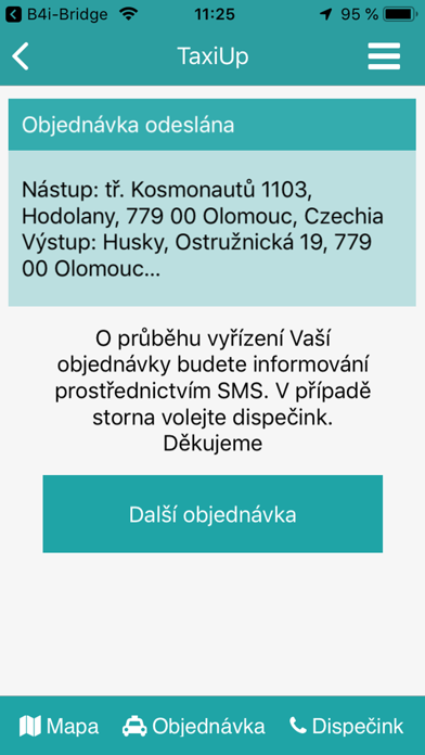 TaxiUp Olomouc screenshot 3