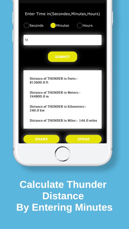 Thunder Distance Calculate