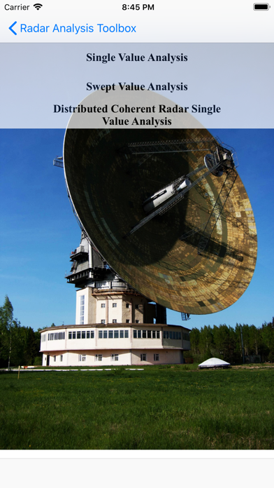 How to cancel & delete Radar Analysis Toolbox from iphone & ipad 2