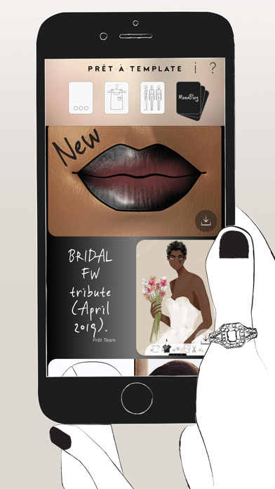 Prêt à Template - App for drawing fashion sketches Screenshot 6