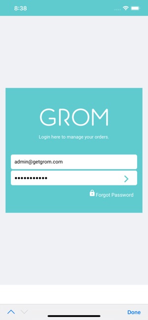 GROM Order Manager