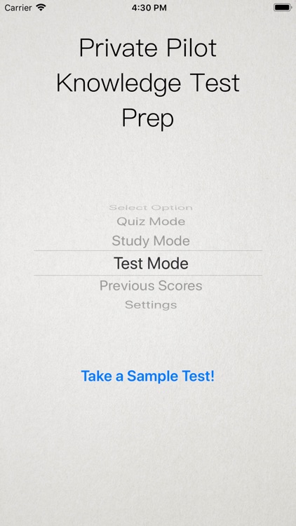 Powered Parachute Test Prep