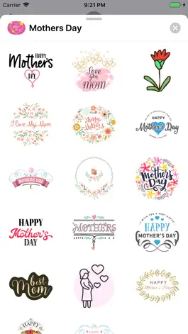 Game screenshot Mother's Day Greetings Sticker apk