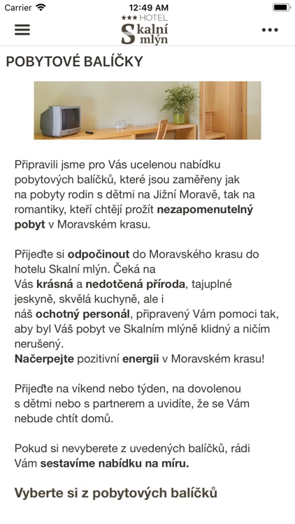 Hotel Skalní mlýn screenshot-3