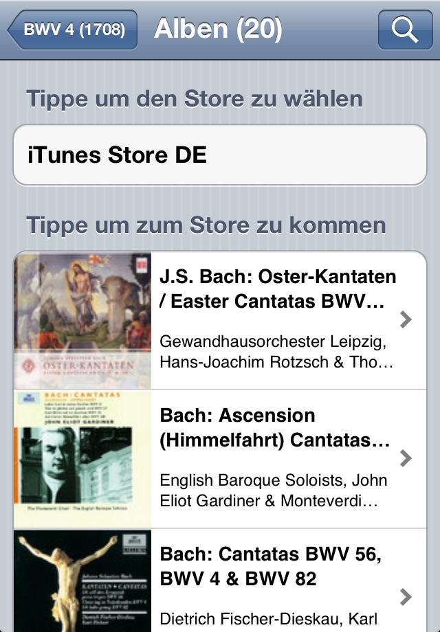 Bach Cantatas screenshot 4