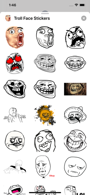 Troll Face Stickers - Memes(圖3)-速報App