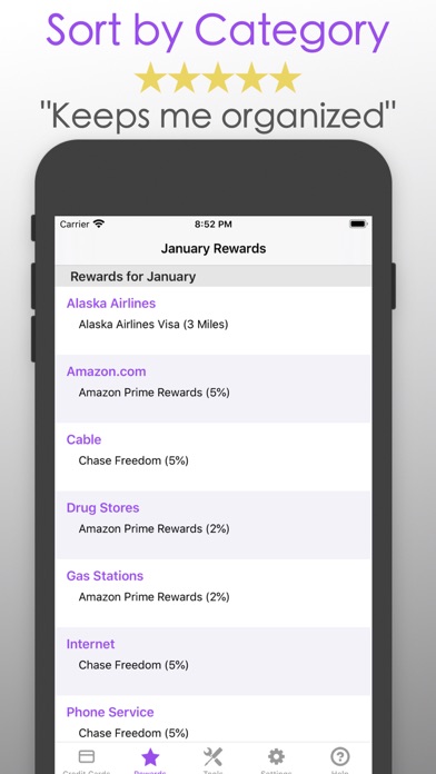 Reward Check: Credit Card Help screenshot 3
