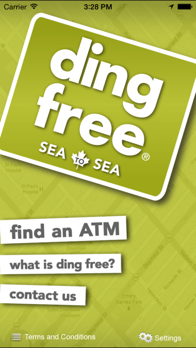 How to cancel & delete ding free ATM Locator from iphone & ipad 1