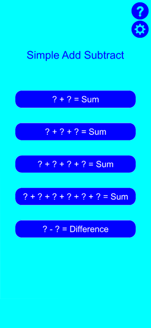 Simple Add Subtract