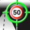 "Speedometer Radar Camera" detects road signs using the camera while driving