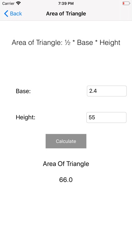 The Geometry Calculator