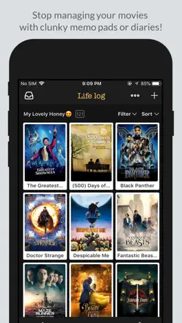 Game screenshot Lifelog Movies - Movie Diary mod apk