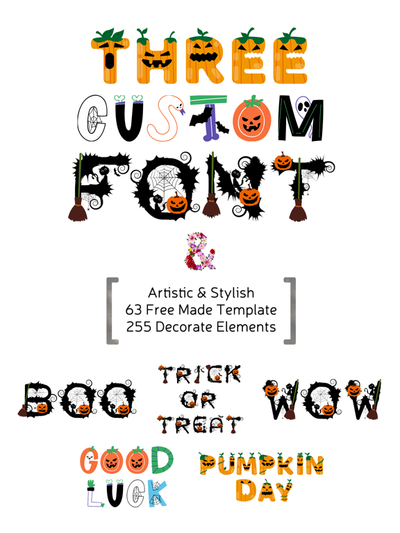 Happy Halloween Custom Font screenshot 6