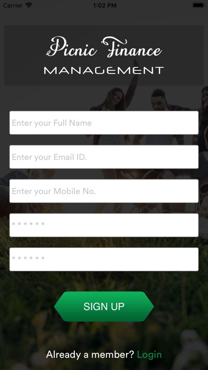 Picnic Finance Management