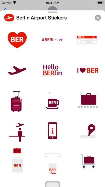 Berlin Airport Stickers