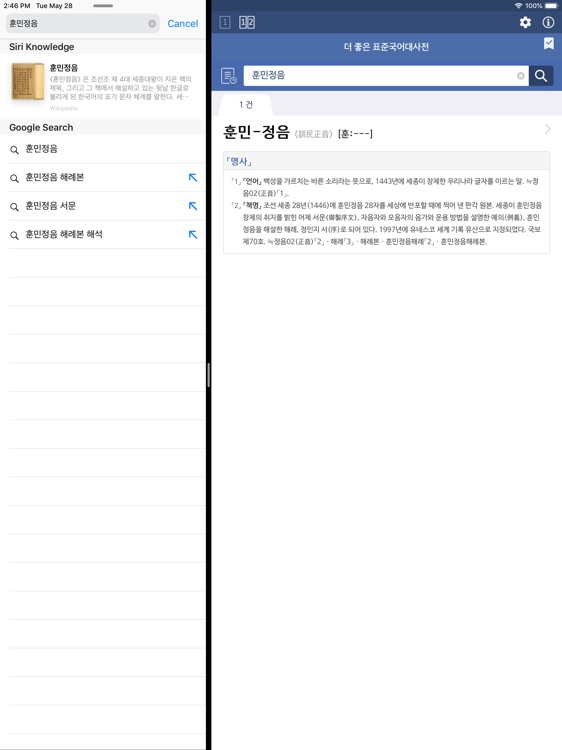 더 좋은 국어사전 프로 for iPad screenshot-3