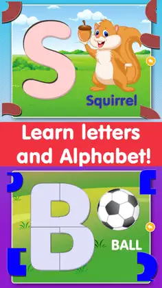 Little Children's Educational Swanky Alphabet Puzzle Game - Screenshot 1