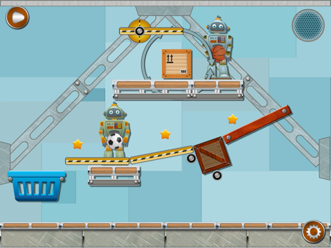 Funny Bots: Physics puzzle screenshot 2