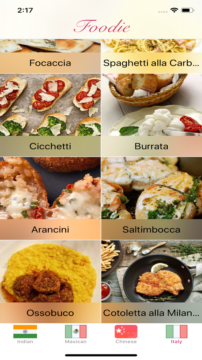 Foodie - Recipe Book