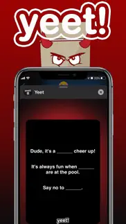 yeet - evil cards iphone screenshot 3