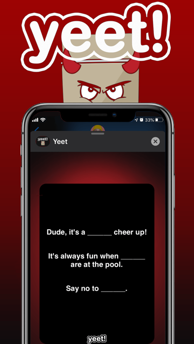 Yeet - Evil Cards screenshot 3