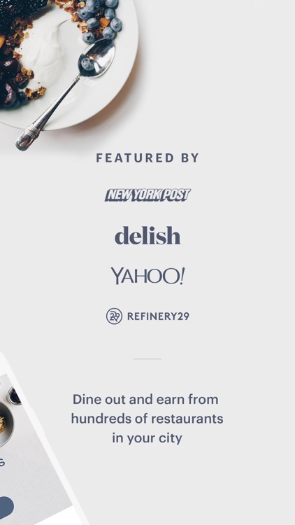 Seated: Cash Back For Foodies