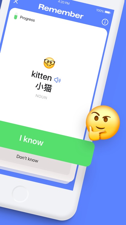 Flashcards app by Remember