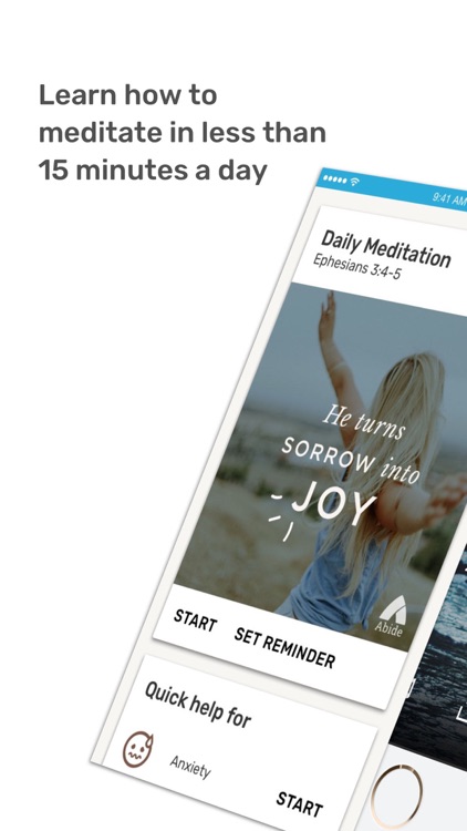 Abide - Christian Meditation screenshot-0