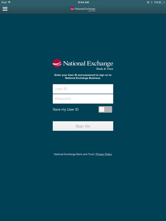 National Exchange Bus. Tablet