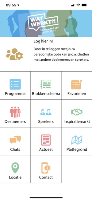 Tel mee met Taal congres app