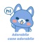 Adorabile cane adorabile,一只可爱的蓝狗狗,经常卖萌偷懒逗你笑