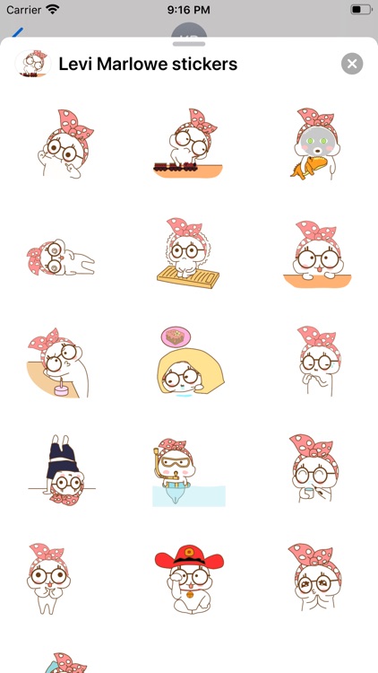 Levi Marlowe stickers